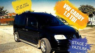 VW Caddy 1.9 TDI .Stage 2 Yazılımlı. Test ve İnceleme.