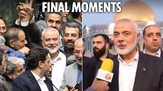 Last footage of assassinated Hamas leader Ismail Haniyeh before Israel air strike as tensions rise