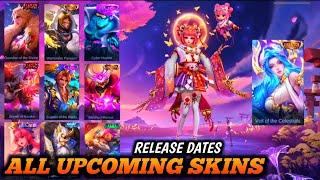 MOBILE LEGENDS ALL UPCOMING SKINS RELEASE DATES - KISHIN DENSETSU, SEPTEMBER & AURORA COLLECTOR