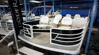 All New! Godfrey 1886 Sweetwater Fishing Pontoon (Walk Around)