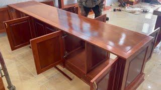 Young Carpenter's Skillful Woodworking Skills // DIY Storage Cabinet With Multiple Functions In It