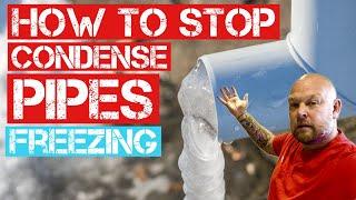 HOW TO STOP A CONDENSATE PIPE FREEZING THIS WINTER | Real World Plumbing