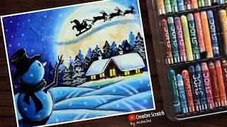 Christmas Drawing Easy Step by Step | Santa Claus Drawing Easy Step by Step #christmas #xmas