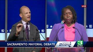 Sacramento Mayoral Debate: Flojaune Cofer and Kevin McCarty on homelessness