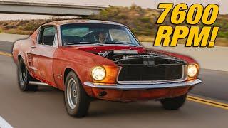 67 Fastback's New NASCAR Style Exhaust SOUNDS INSANE!