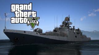 GTA V Russian Warship Admiral Grigorovich Frigate [MOD]