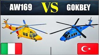 Turkish Gokbey VS Italian AW169 Utility Helicopter