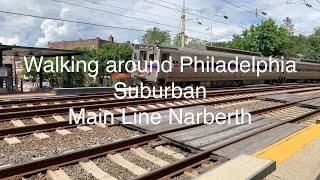 Walking around Philadelphia Suburban, Main Line Narberth