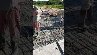 Car weight station project (casting concrete right road work)