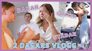 BAKAR, GRÅTER & STÄDAR | 2-dagars vlogg