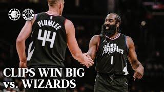 Clippers Win Big vs. Wizards Highlights | LA Clippers