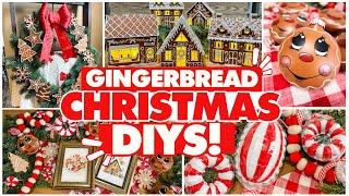 Adorable Gingerbread Decor DIYs for Christmas | Dollar Tree Christmas Crafts