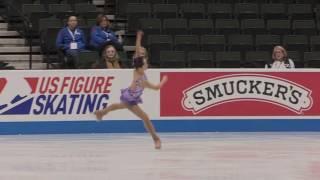 Alice Yang 2016 US Championships Junior Ladies SP