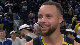 He knows better than that - Stephen Curry on Klay Thompson doing his shimmy  | NBA on ESPN