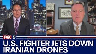 U.S. fighter jets down Iranian drones