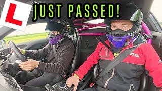 I Let My 17 Year Old Son Drive My 600bhp Supercar On Track For a Bet!