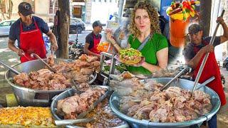 MEXICAN Street Food in Mexico City! INSANE TACOS DE CARNITAS & MICHELADA + CDMX STREET FOOD TOUR