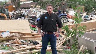 Weather Channel Correspondent Justin Michaels on Tornado Aftermath in Barnsdall, OK