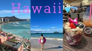 ENG) Hawaii vlog ep.1 Best restaurants & cafes, acai bowls🫐 Sheraton Waikiki, Kailua Beach