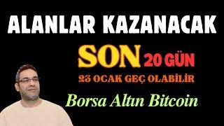 Borsada Kredili İşleme Ruhsat Yok ! Son 20 gün Alanlar Kazanacak.