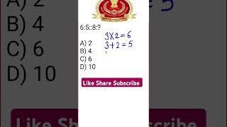 Number analogy tricks @RWASSCEXAMS @SSCMAKER #shorts #shortvideo #viralshorts #ssc #reasoning