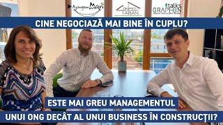 Graphein Talks: Este mai greu managementul unui ONG decât al unui business în construcții?