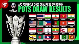  Pots Draw Results: AFC Asian Cup 2027 Qualifiers - Group Stage