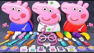 60 Minutes Doctor Playset ASMR | Satisfying Unboxing Cute Peppa Pig Dentist Toys |Tina Unboxing Toys