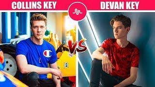 Best - Collins Key VS Devan Key  ( Magician Vs Muser ) Musically Compilation 2018