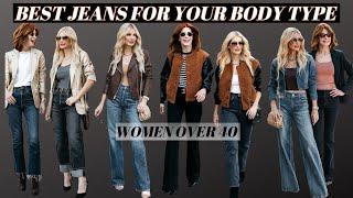 Discover The Perfect Jeans For Your Body Shape | Fashion Tips For Women Over 40