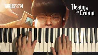 Linkin Park - Heavy Is The Crown (Piano Tutorial Lesson) | League of Legends Worlds 2024 Anthem