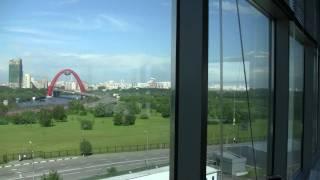 View of the Moscow Skyline from the 4th floor of the Microsoft Russia Office