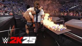 WWE 2K25 on PS5: Epic Moments in the game