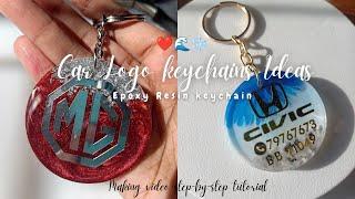 Car Logo Keychain ideas/ Epoxy Resin Tutorial #videos #youtube #resin #art #epoxyresin