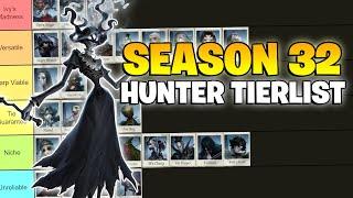 SEASON 32 HUNTER TIERLIST IDENTITY V