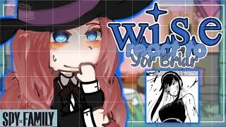 •|W.I.S.E•|react to•|Yor briar•||gacha club||•/)|•SPYxFamily•| part/1