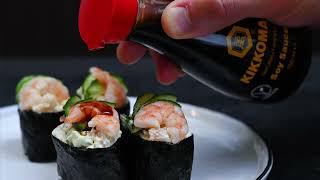 KIKKOMAN Rollo gunkan maki con gambas