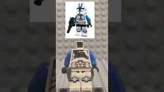 How to Make a LEGO Captain Rex Minifigure from Star Wars: The Clone Wars! #lego #starwars