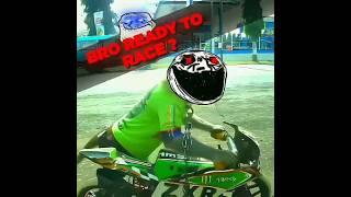 BRO READY TO RACE ?  || TROLLZY || #shorts #trollface