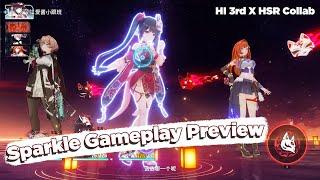 Sparkle Gameplay Preview, HI 3rd x HSR Collab | Honkai Impact 7.9