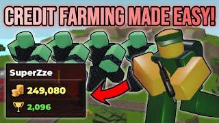 Easy Beginner CREDIT GRIND Strategy in Tower Battles | Roblox