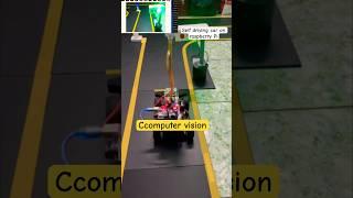 Self driving car on raspberry Pi #ccomputervision #raspberrypi