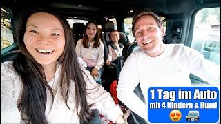 10 Stunden im Auto mit 4 Kindern & Hund! Familien Urlaub  1 Tag Anreise in die Berge! Mamiseelen