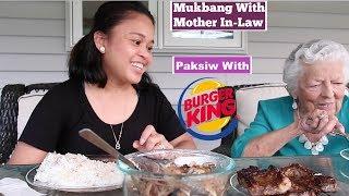 Paksiw & Burger King MUKBANG With Mother In-Law: MaryAnn.A RealityTV