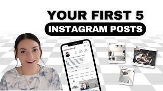 What to make your first Instagram post on a new account Steal these 5 posts!