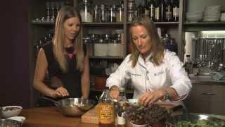 Surf Spa Food: Sam Gowing's Quinoa Shitake Salad for Healthtalks TV