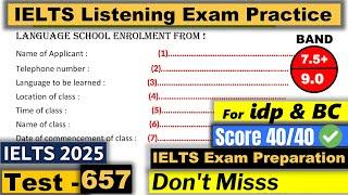 IELTS Listening Practice Test 2025 with Answers [Real Exam - 657]