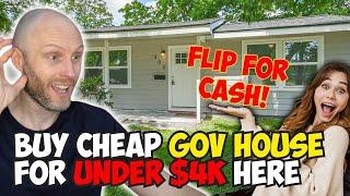 Buy Cheap Gov House For Under $4k Here, Flip For Cash!