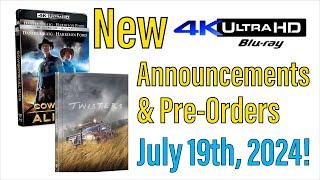 New 4K UHD Blu-ray Announcements & Pre-Orders for July 19, 2024!