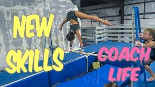 Coach Life: New Gymnastics Skills!!| Rachel Marie